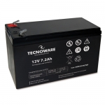 Batteria per ups al piombo 12v 7,2ah tecno ware