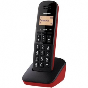 Telefono cordless kx-tgb610jtr nero/rosso