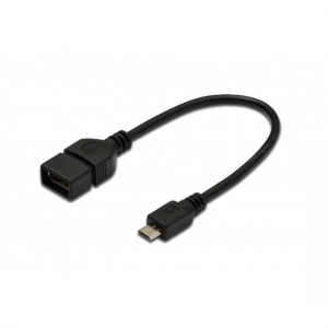 Cavo otg micro-usb-m to usb-a-f 20cm