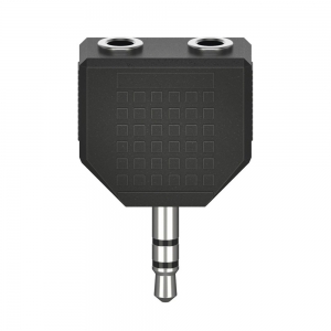 Adattatore audio jack 3,5 2*f 1*m