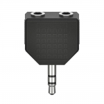 Adattatore audio jack 3,5 2*f 1*m