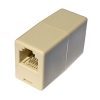 Accoppiatore telefonico rj11 2*f 6p4c bianco cod.08306