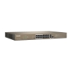 Switch desktop 16 porte 10/100m poe 250w + 2 ge