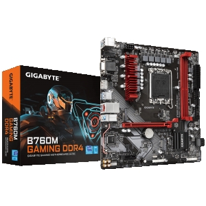 Scheda madre gigabyte ga-b760m gaming sk1700 2*ddr4 vga+hdmi+dp