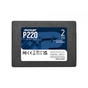 Patriot ssd interno p220 2tb sata3 2,5" read/write 500/500 mbps