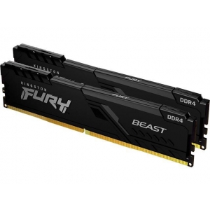 Ddr4 16gb (2*8gb) 3600mhz kingston fury beast kf436c17bbk2/16