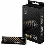 Msi ssd interno spatium m461 1tb ssd m.2 2280 pcie 3d nand read/write 5000/3200 mbps