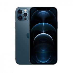 (refurbished) apple iphone 12 pro 256gb blue mgmt3ql/a 6.1" blu