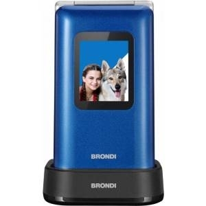 Brondi amico prezioso (blu metal) - telefono cellulare senior