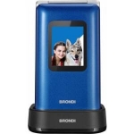 Brondi amico prezioso (blu metal) - telefono cellulare senior
