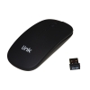 Mouse wireless colore nero con batterie ricaric. 1600 dpi link