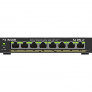 Netgear plus switch 8-port 10/100/1000 gs308ep-100pes
