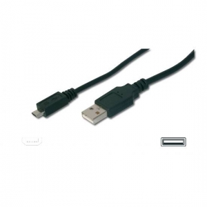 Cavo usb 2.0 to micro usb 1mt. ak-300127-010-s