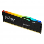 Ddr5 32gb 5600mhz kingston fury beast rgb black kf556c40bba-32