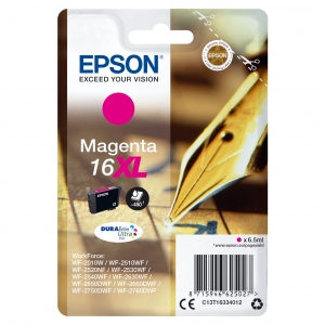 epson 16 xl magenta penna e cruciverba wf2010w/2510wf/2520nf/2530wf/2540wf c13t16334010