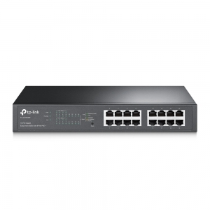 Switch tp-link sg1016pe smart 16x1gb with8xpoe+,desktop/rackmout (tl-sg1016pe)-8