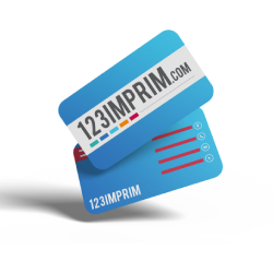 Carte de visite coins arrondis