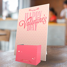 Porte leaflet de comptoir