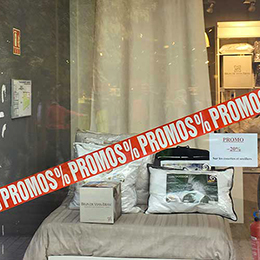 Adhésif vitrine rectangle