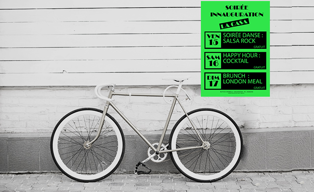 Affiche Vert Fluo