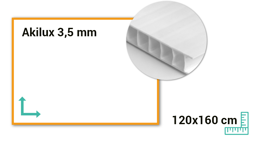 Panneau Akilux 3,5mm 120x160 cm