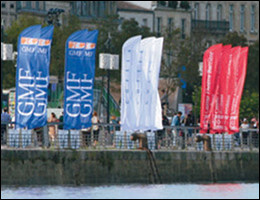 Impression en ligne de beach flag plume