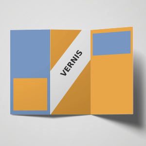 Dépliants 3 volets vernis