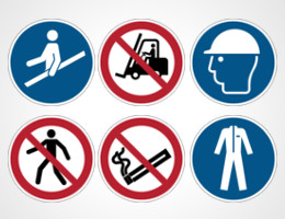 signalétique d'usine : différents modèles