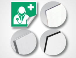 Signalétique d'usine : différents supports