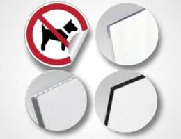 Signalétique d'usine : différents supports