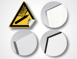 Signalétique d'usine : différents supports