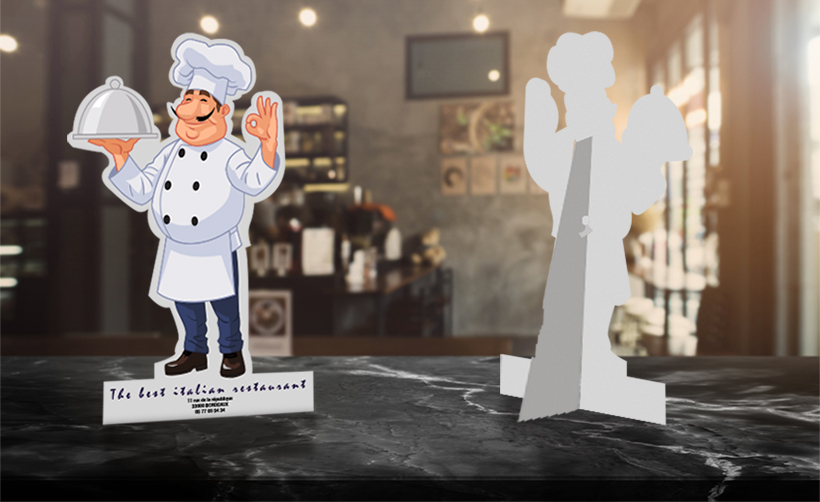 Silhouette de comptoir