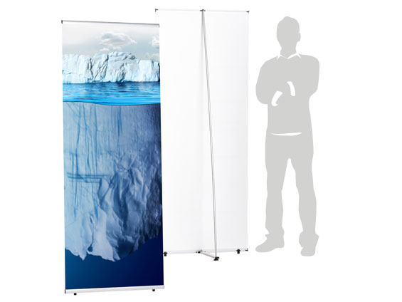 l-banner publicitaire l-banner déplié