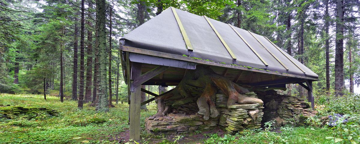 Lídlovy Dvory, Sklárna Stará Huť u Podlesí – Althütte am Vogelsang