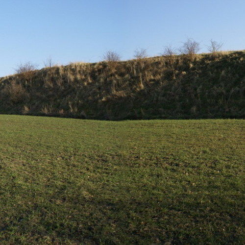 Hillfort's bank. 