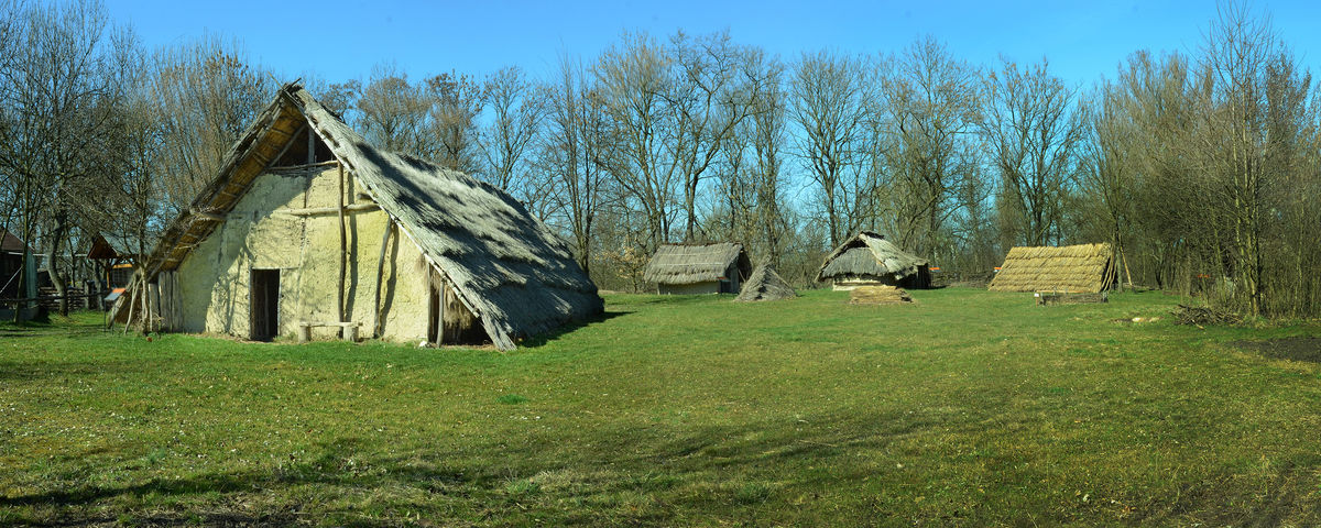 Březno u Loun, Archeologický skanzen na místě archeologického výzkumu