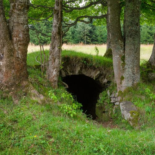 Destroyed cellar across from the house Nr. 35.