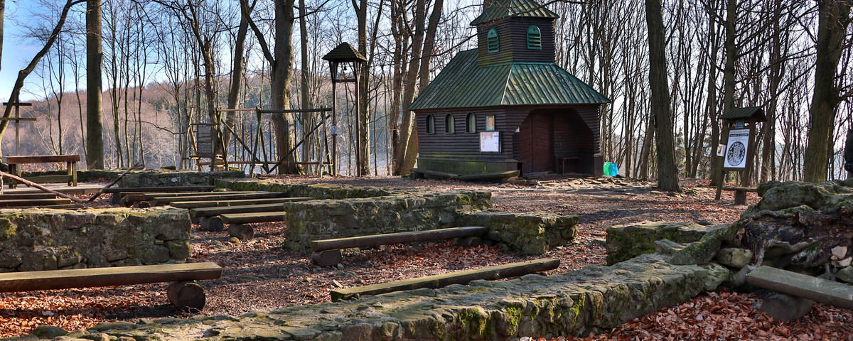 Osvětimany, Hradiště a kostel sv. Klimenta