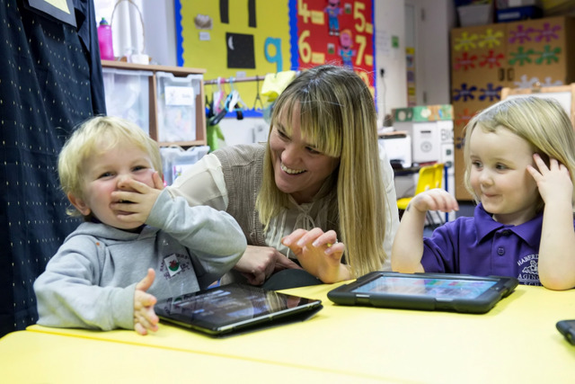 iPads in Nursery