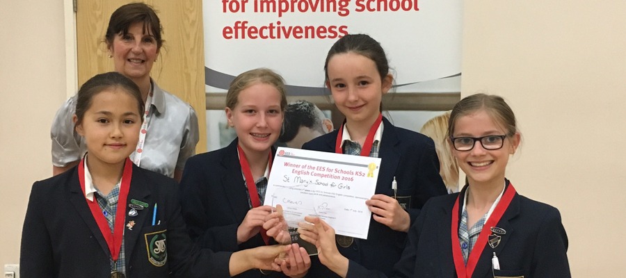 English Competition winners St Marys School for Girls