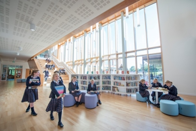 New school foyer
