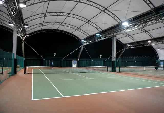 Culford's championship standard four court Indoor Tennis Centre