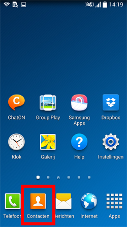 contacten overzetten android