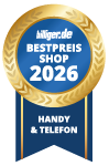 Bestpreissiegel Gewinner von billiger.de 2026