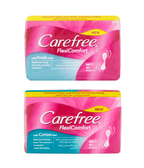 CAREFREE® FlexiComfort CAREFREE® FlexiComfort