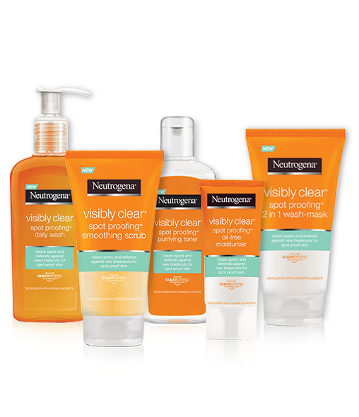 NEUTROGENA Visibly Clear® Spot Proofing Range NEUTROGENA Visibly Clear® Spot Proofing Range