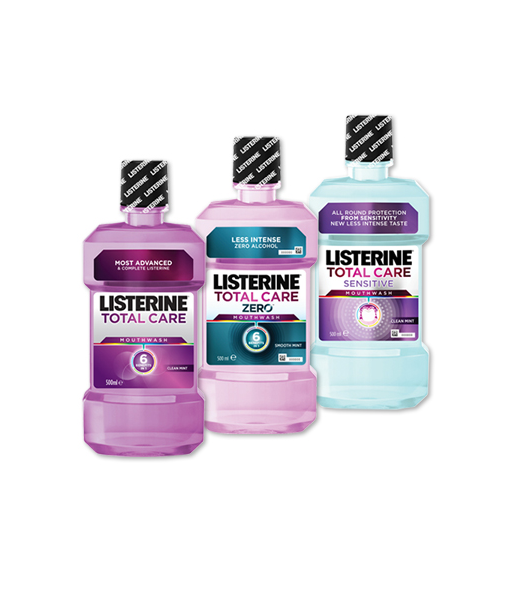 Listerine® Total Care Range Listerine® Total Care Range