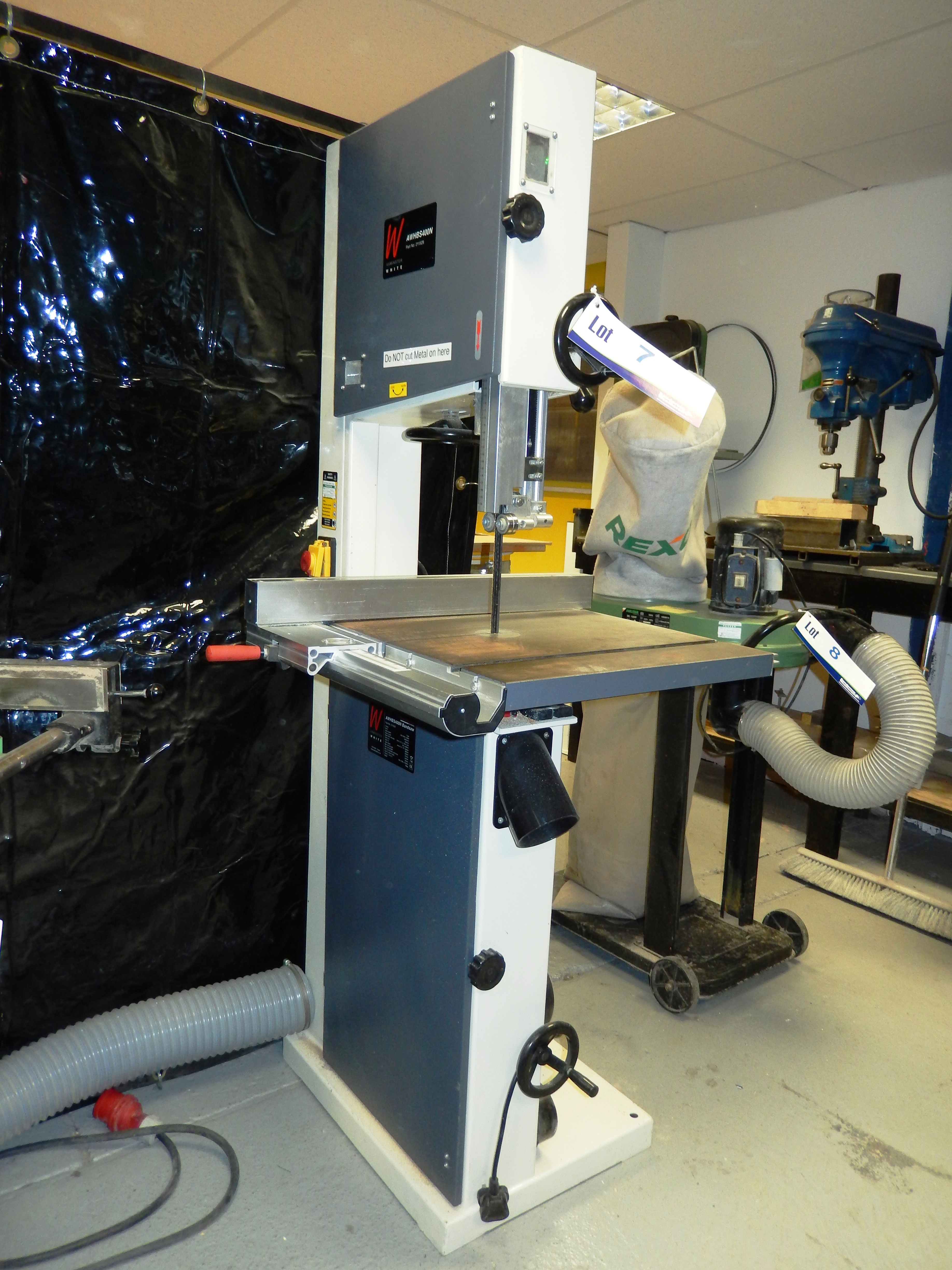 AxminsterWhite AWHBS400N Band Saw