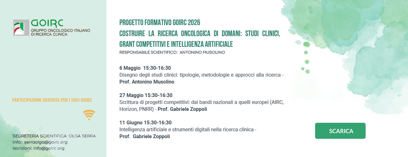 Progetto Formativo GOIRC 2026
