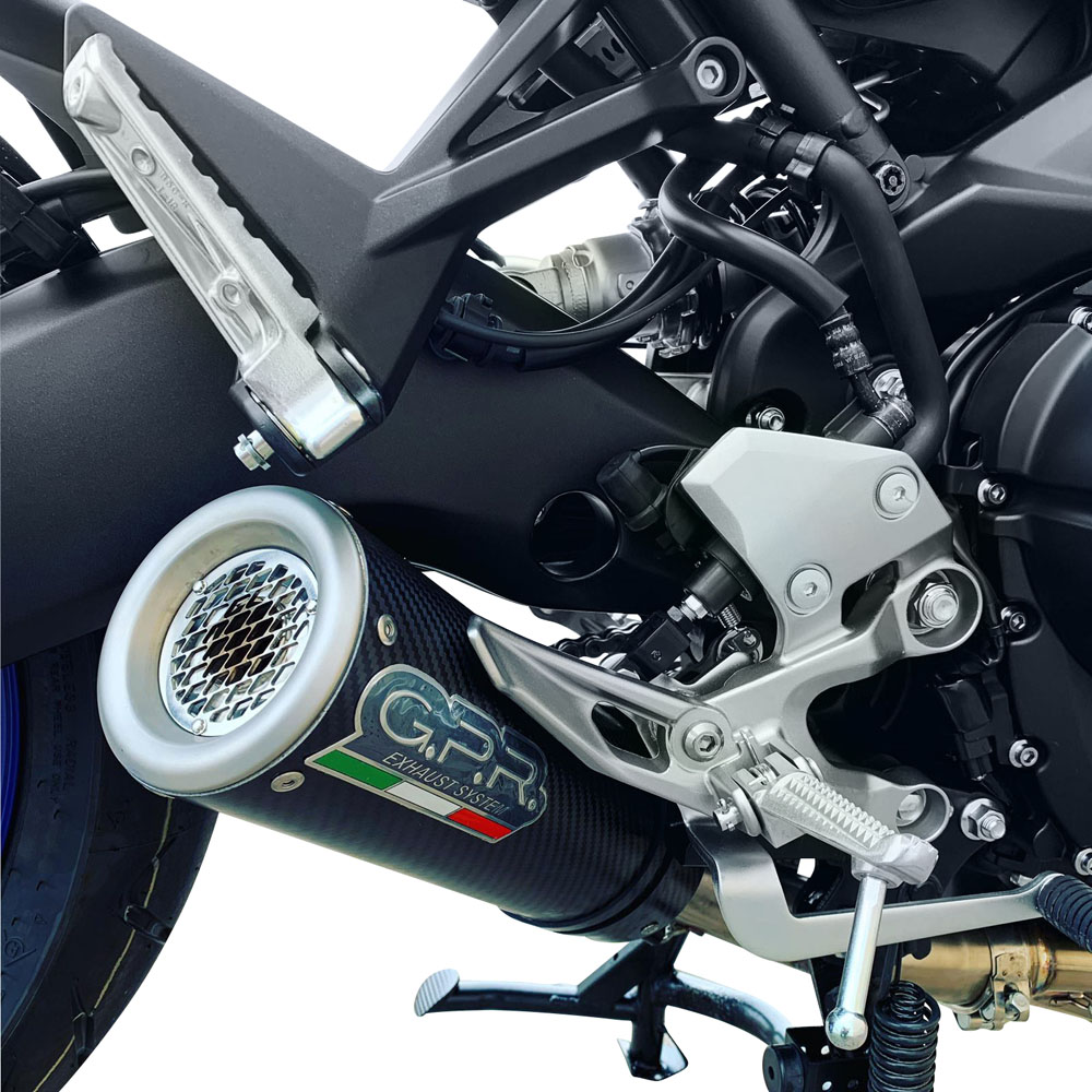GPR Exhaust System Yamaha Mt09 / Fz09 2014/16 e3 HOMOLOGATED SLIPON EXHAUST M3 Carbon GPR